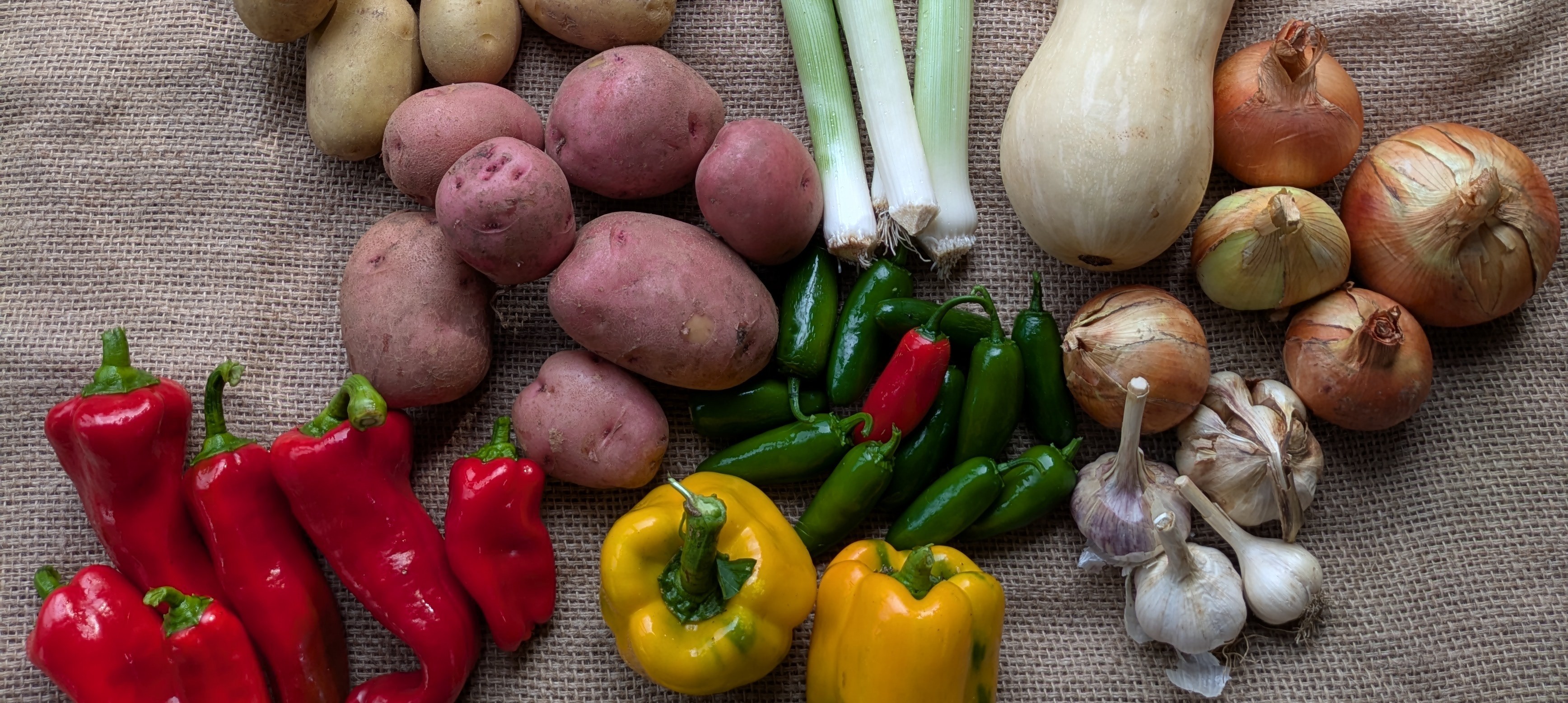 The Nourish Acres Weekly Veg Box Example 2